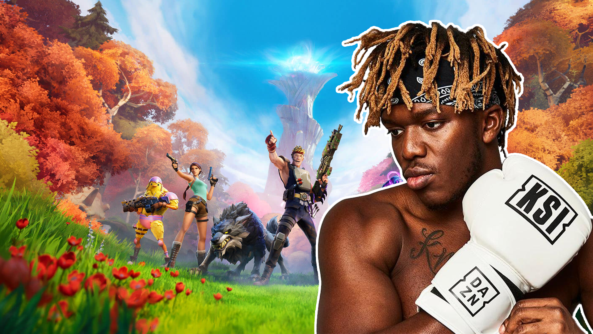 KSI Fortnite Song (Credit: Epic Games & KSI)